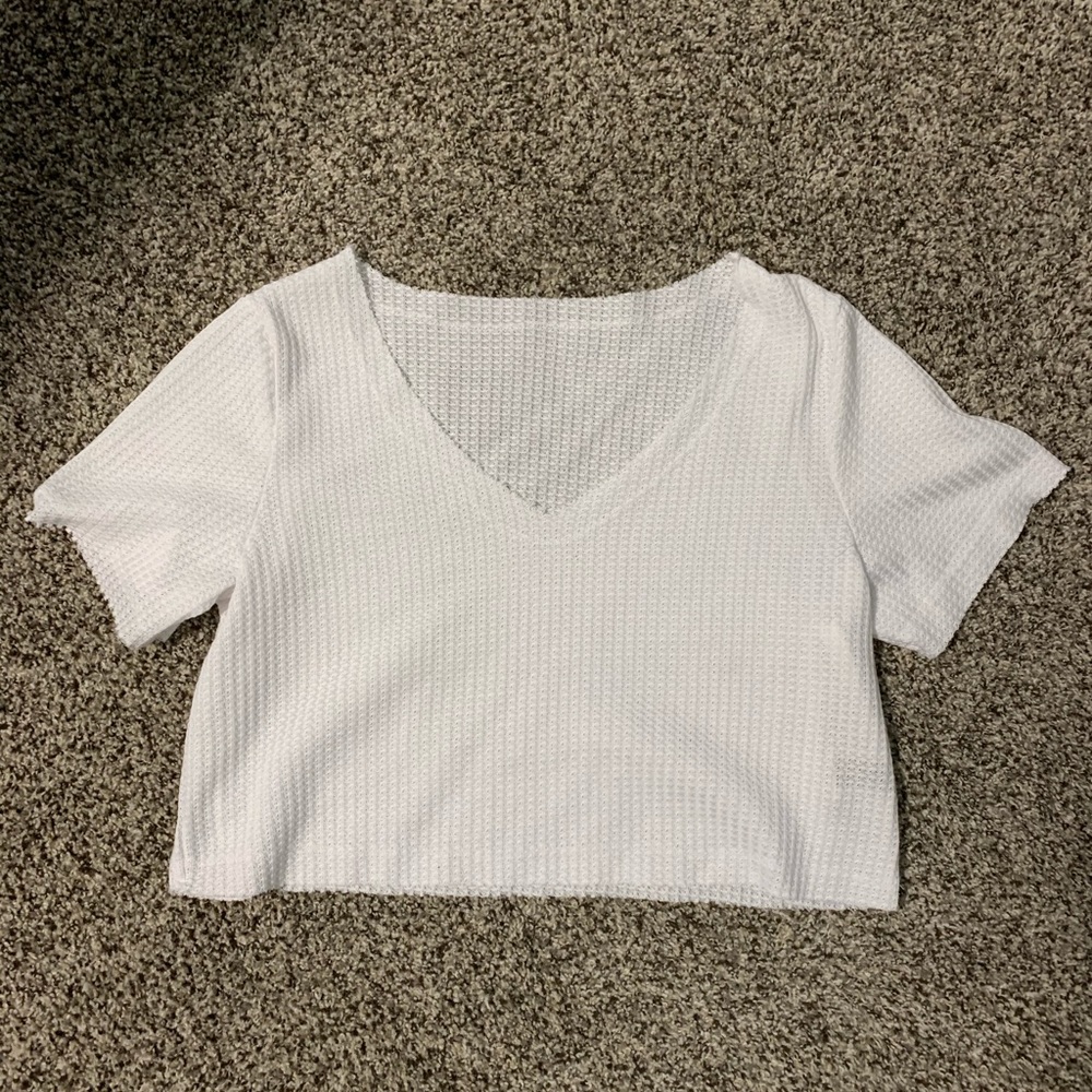 White Crop Top